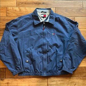 Vtg Tommy Hilfiger spring cotton jacket